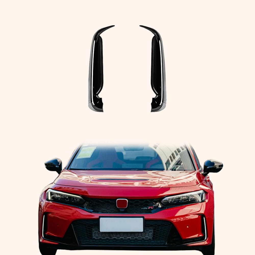 Kazento For Honda Civic Type R FL5 2023-24 ABS OE Style Front Bumper LED DRL (white)