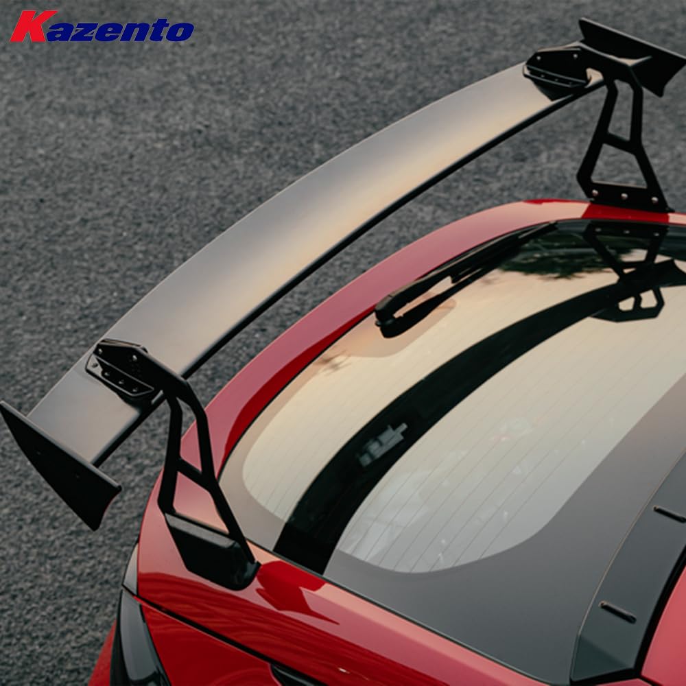 Kazento For Honda Civic Type R FL5 2023-24 ABS SPN Style Rear Trunk GT Spoiler Wing Kazento Carbon Parts 车身侧板 FL5-RS-GT-SPN-ABS