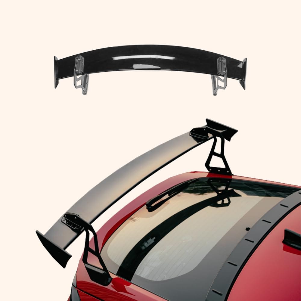 Kazento For Honda Civic Type R FL5 2023-24 ABS SPN Style Rear Trunk GT Spoiler Wing Kazento Carbon Parts 车身侧板 FL5-RS-GT-SPN-ABS