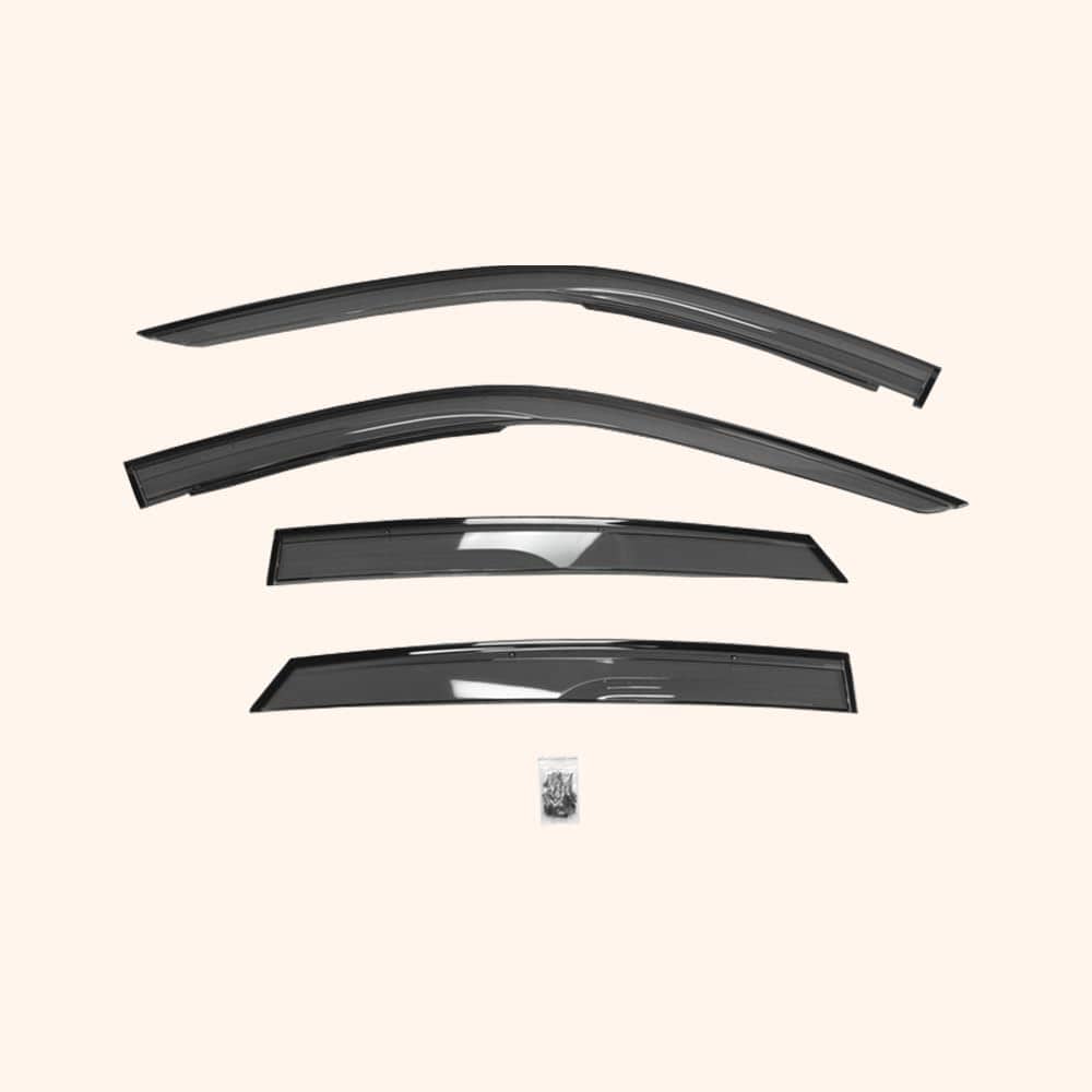 Kazento For Honda Civic Type R FL5 2023-24 PC Plastic M Type Window Deflector Shield 4pc Kazento Carbon Parts 车身侧板 FL5-DEF-M-P
