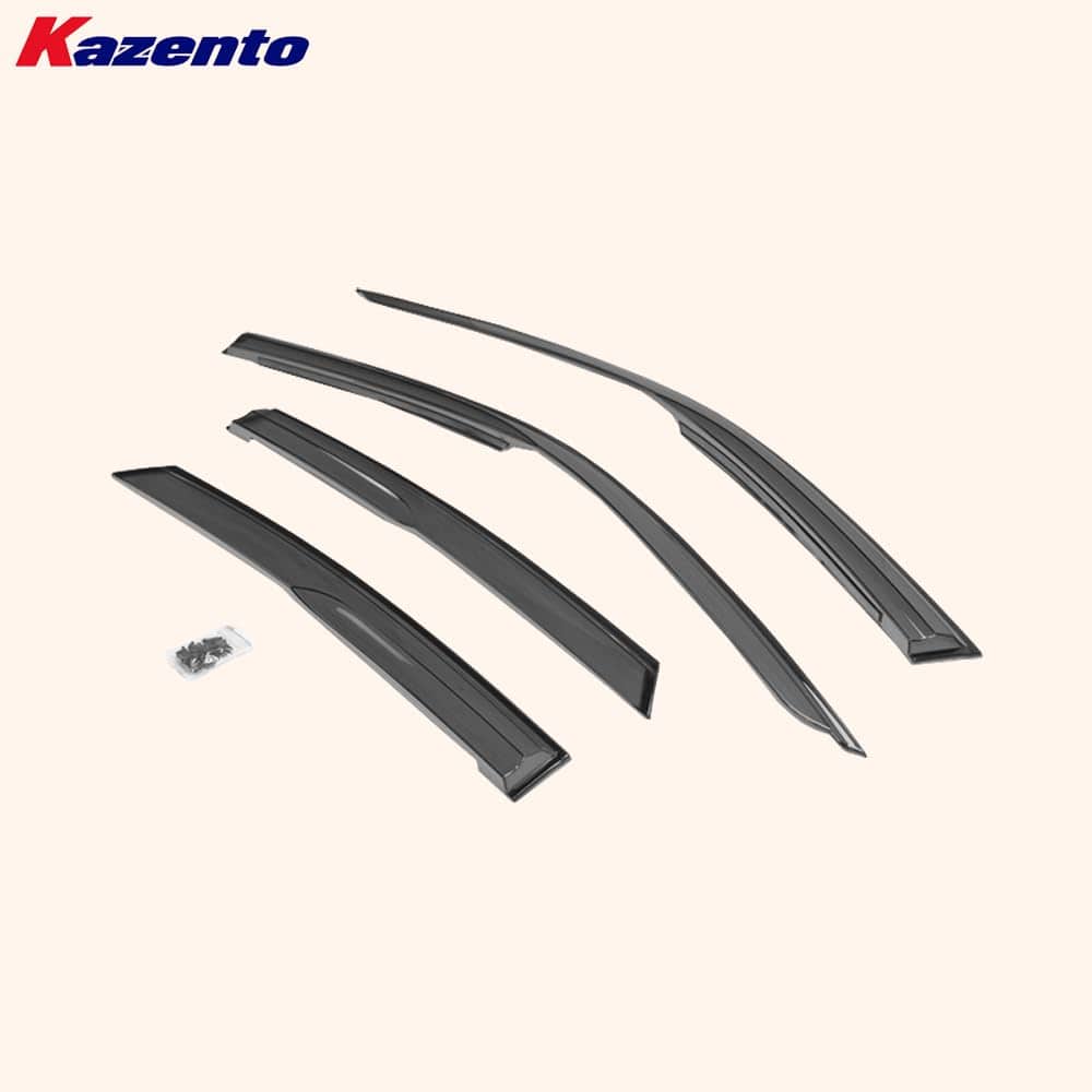 Kazento For Honda Civic Type R FL5 2023-24 PC Plastic M Type Window Deflector Shield 4pc Kazento Carbon Parts 车身侧板 FL5-DEF-M-P