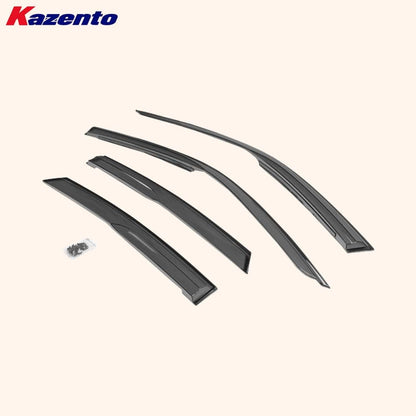 Kazento For Honda Civic Type R FL5 2023-24 PC Plastic M Type Window Deflector Shield 4pc Kazento Carbon Parts 车身侧板 FL5-DEF-M-P