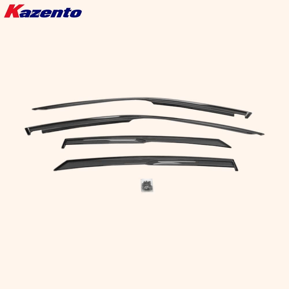 Kazento For Honda Civic Type R FL5 2023-24 PC Plastic M Type Window Deflector Shield 4pc Kazento Carbon Parts 车身侧板 FL5-DEF-M-P