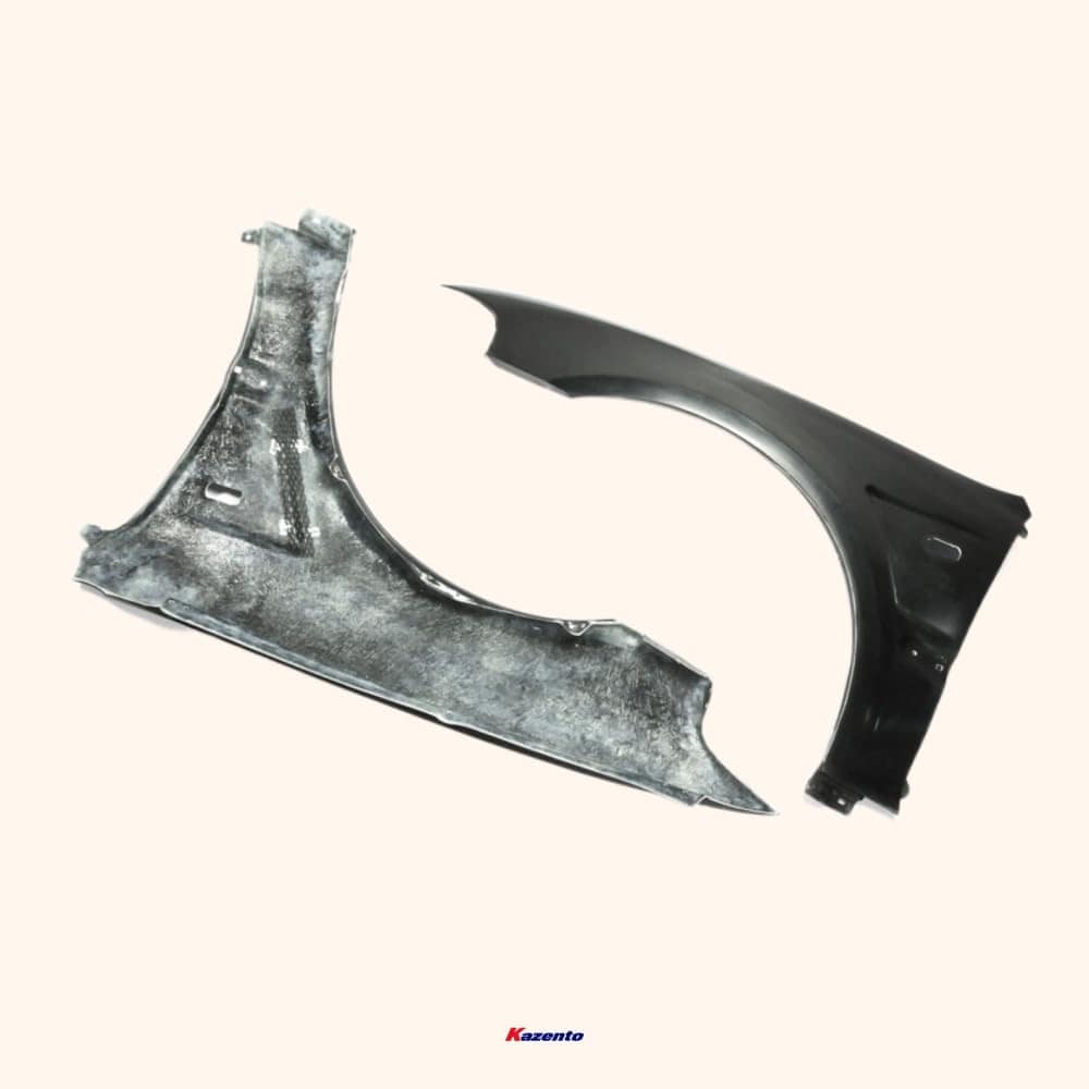 Kazento For Honda Eg Civic (3Door Hatch Back Or Coupe) Js Racing Front Fender +20Mm Fiber Glass Kazento Carbon Parts 车身侧板 EG-FF-JS-20MM-FRP