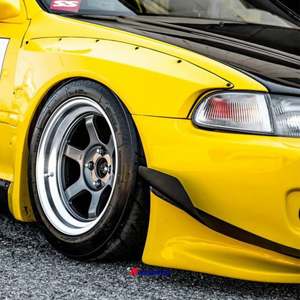 Kazento For Honda Eg Civic Hatch Back Rb Style Wide Body Front Fender Fiber Glass Kazento Carbon Parts 车身侧板 EG-FF-RB-5D-FRP