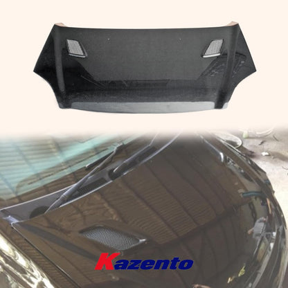 Kazento For Honda EP3 2002 Civic MU Style Vented Carbon Fiber Hood Bonnet Body Kits