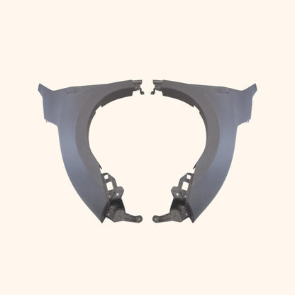 Kazento For Honda Fk7 Convert To Fk8 Front Fender With Side Vents Fiber Glass Kazento Carbon Parts 车身侧板 FK7-FF-FK8#W-FRP