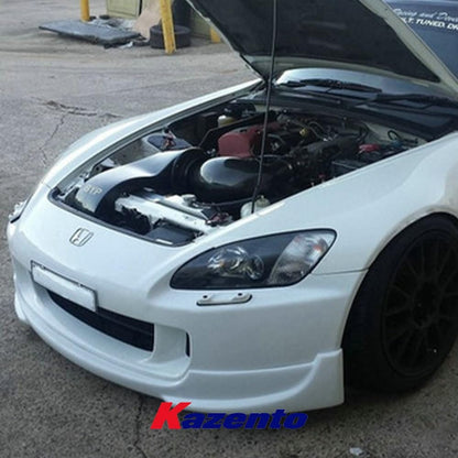 Kazento For Honda S2000 03-06 (AP2 Only) JDM Style Fiberglass Front Bumper Bottom Lip Kazento Carbon Parts 车身侧板 S2000-FL-JDM-AP2-FRP