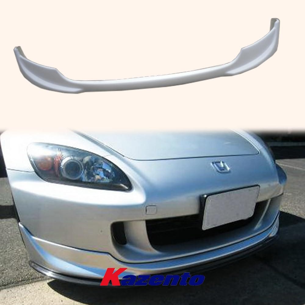 Kazento For Honda S2000 03-06 (AP2 Only) JDM Style Fiberglass Front Bumper Bottom Lip Kazento Carbon Parts 车身侧板 S2000-FL-JDM-AP2-FRP