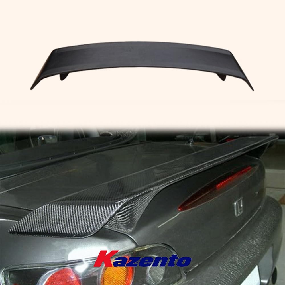 Kazento For Honda S2K S2000 JS Style Carbon Fiber Rear Trunk Boot Spoiler Wing
