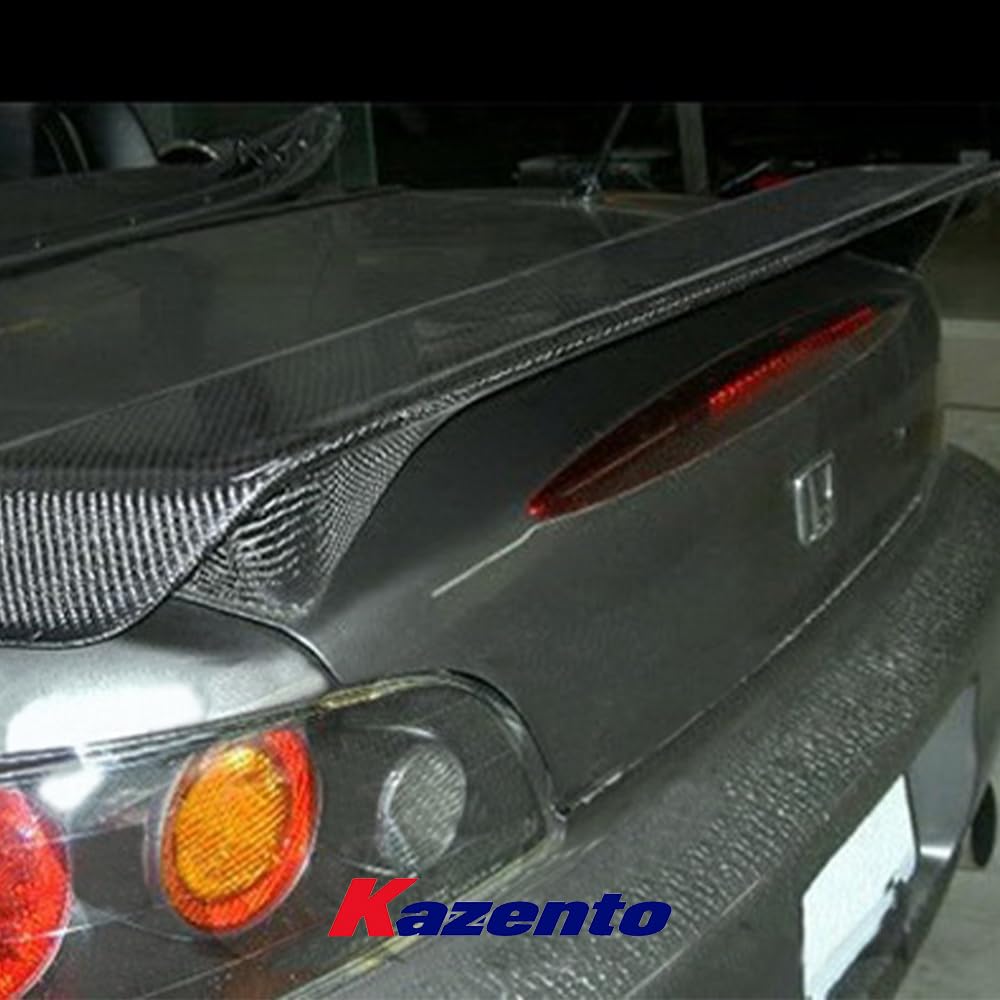 Kazento For Honda S2K S2000 JS Style Fiberglass FRP Unpaint Rear Trunk Boot Spoiler Wing