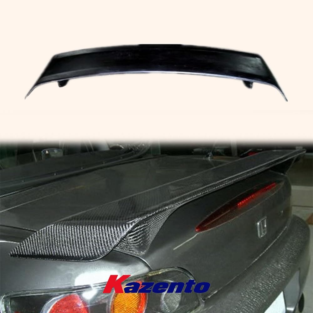 Kazento For Honda S2K S2000 JS Style Fiberglass FRP Unpaint Rear Trunk Boot Spoiler Wing