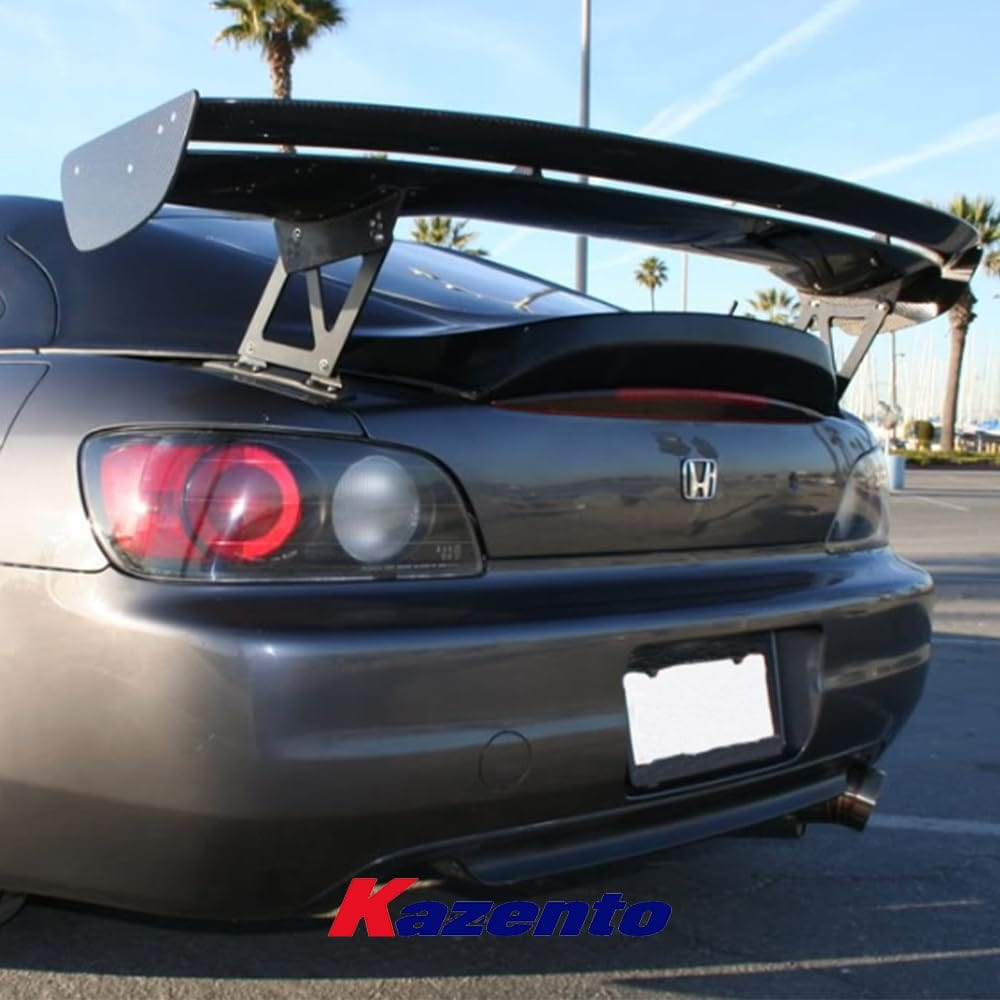 Kazento For Honda S2K S2000 VC Style Carbon Fiber GT Rear Trunk Boot Spoiler Wing 160cm Kazento Carbon Parts 车身侧板 S2000-RS-GT-VC16-CF
