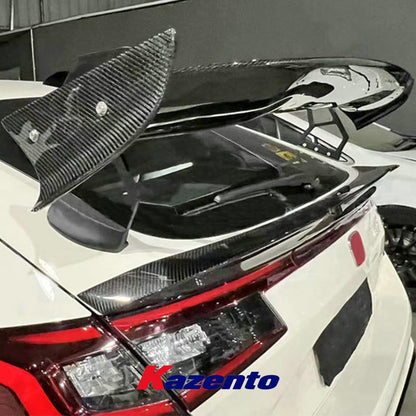 Kazento For Honda Type R 2023-24 FL5 Hatchback Carbon Fiber SP Style GT Spoiler Wing Kazento Carbon Parts 车身侧板 FL5-RS-GT-SP-CF