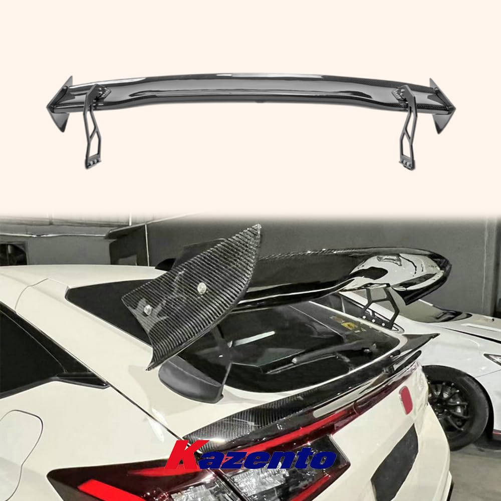 Kazento For Honda Type R 2023-24 FL5 Hatchback Carbon Fiber SP Style GT Spoiler Wing Kazento Carbon Parts 车身侧板 FL5-RS-GT-SP-CF
