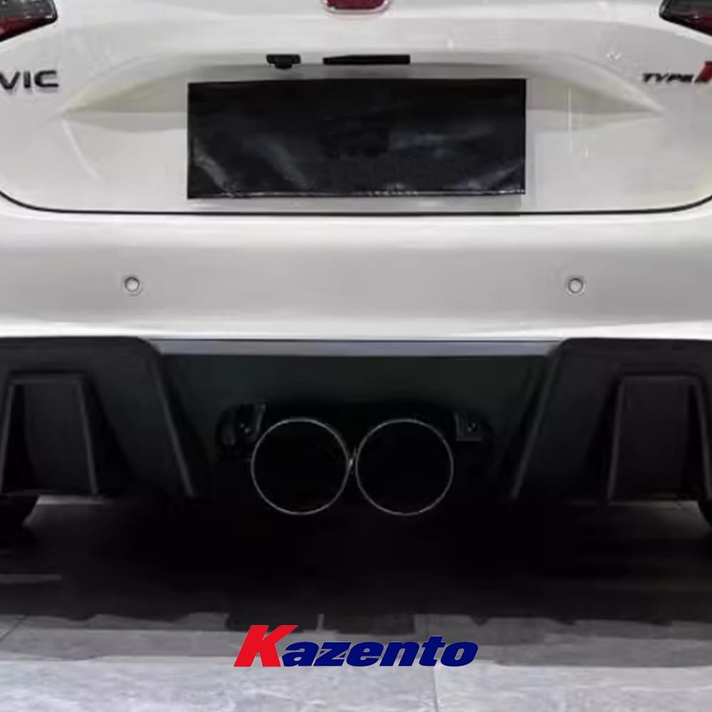 Kazento For Honda Type R 2023-24 FL5 Hatchback KZ Style Carbon Fiber Rear Lip Diffuser Kazento Carbon Parts 车身侧板 FL5-DIF-KZ-CF