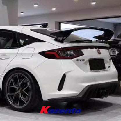 Kazento For Honda Type R 2023-24 FL5 Hatchback KZ Style Carbon Fiber Rear Lip Diffuser Kazento Carbon Parts 车身侧板 FL5-DIF-KZ-CF