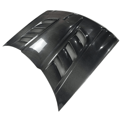 Kazento For Jeep 05-10 Grand Cherokee VP Style Carbon Fiber Cooling Vented Hood Bonnet