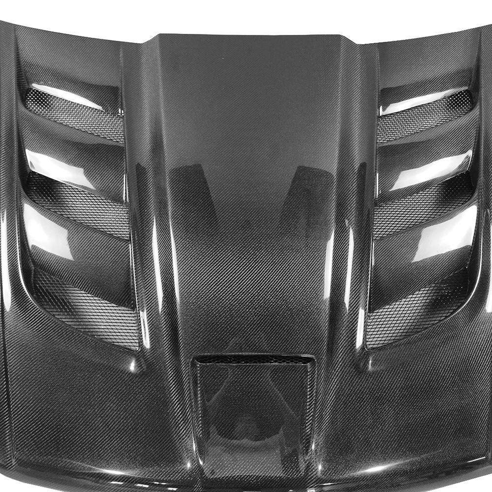 Kazento For Jeep 05-10 Grand Cherokee VP Style Carbon Fiber Cooling Vented Hood Bonnet