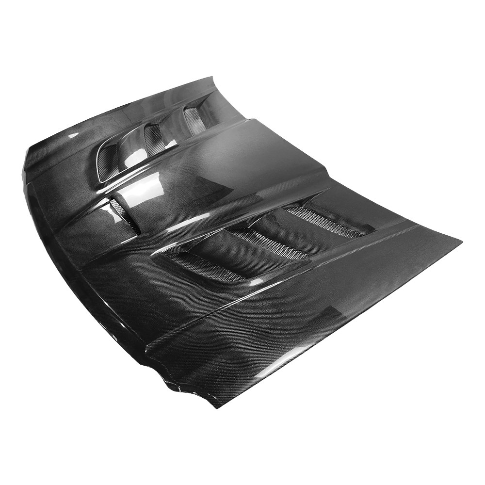 Kazento For Jeep 05-10 Grand Cherokee VP Style Carbon Fiber Cooling Vented Hood Bonnet