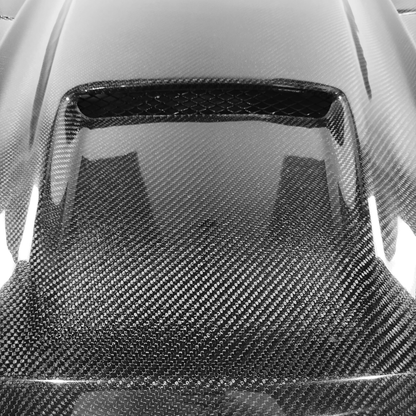 Kazento For Jeep 05-10 Grand Cherokee VP Style Carbon Fiber Cooling Vented Hood Bonnet