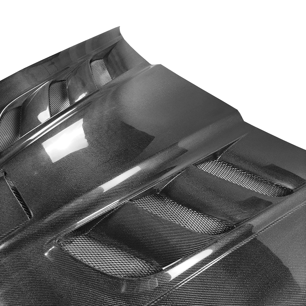 Kazento For Jeep 05-10 Grand Cherokee VP Style Carbon Fiber Cooling Vented Hood Bonnet