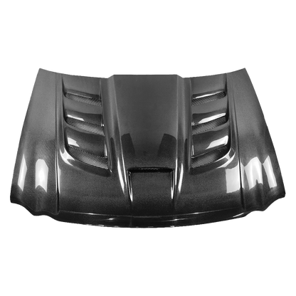 Kazento For Jeep 05-10 Grand Cherokee VP Style Carbon Fiber Cooling Vented Hood Bonnet
