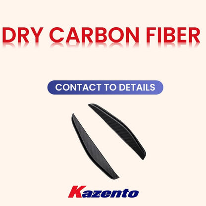 Kazento For Lamborghini Huracan STO 2022 V Style Dry Carbon Fiber Front Bumper Canard Kazento Carbon Parts 车身侧板 HURACAN-CANA-STV-DCF