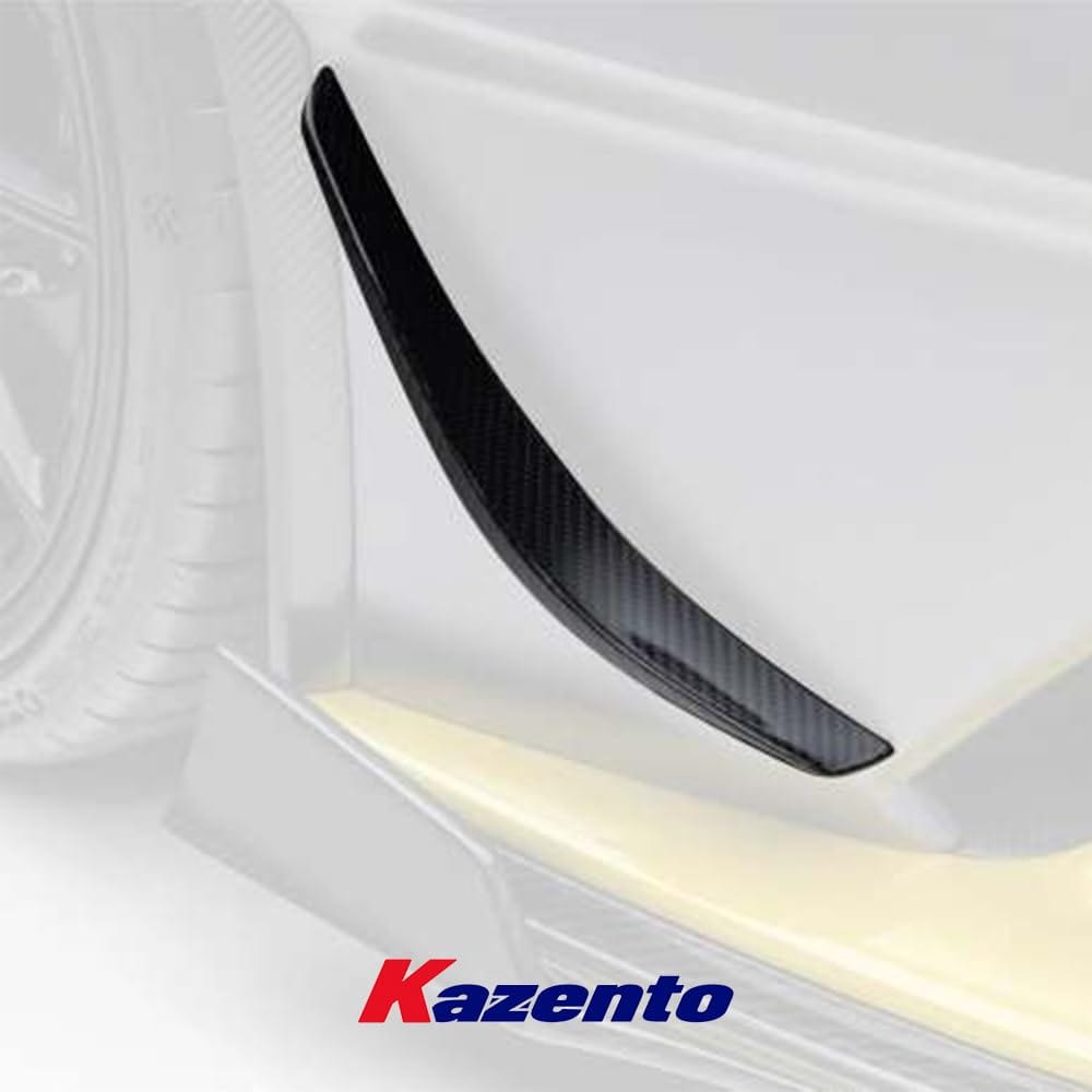 Kazento For Lamborghini Huracan STO 2022 V Style Dry Carbon Fiber Front Bumper Canard