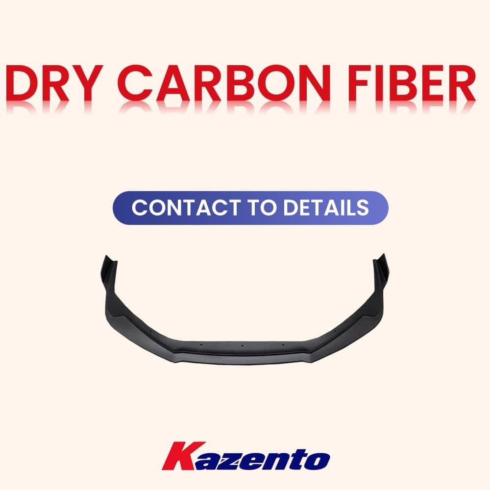 Kazento For Lamborghini Huracan STO 2022 V Style Dry Carbon Fiber Front Bumper Lip Kazento Carbon Parts 车身侧板 HURACAN-FL-STV-DCF