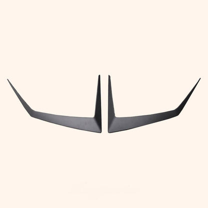 Kazento For Lamborghini Huracan STO 2022 V Style Dry Carbon Fiber Front Hood Vents Trim