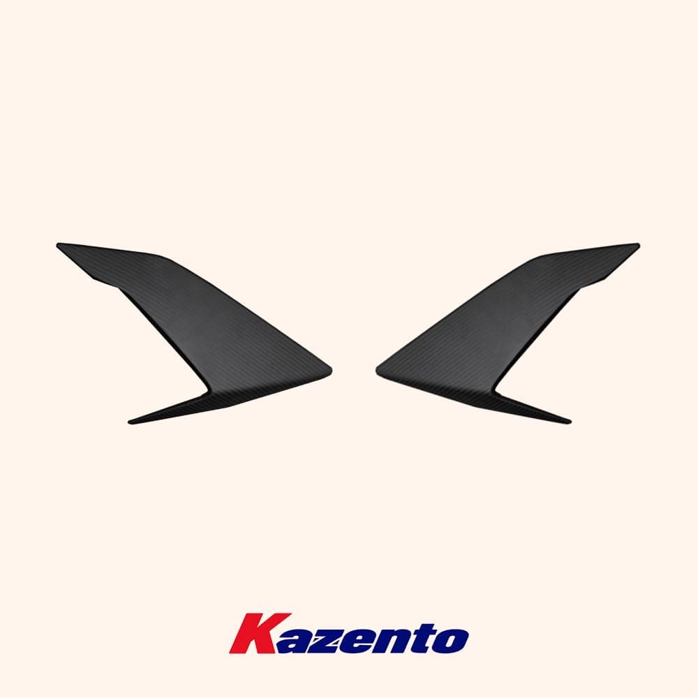 Kazento For Lamborghini Huracan STO 2022 V Style Dry Carbon Fiber Side Fender Vents Trim