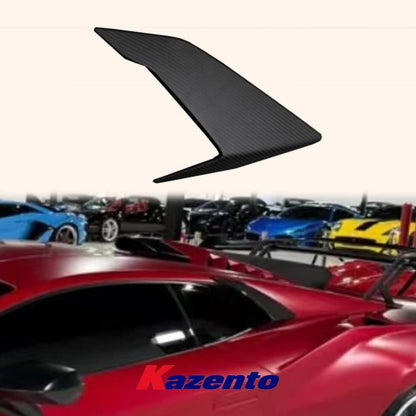 Kazento For Lamborghini Huracan STO 2022 V Style Dry Carbon Fiber Side Fender Vents Trim