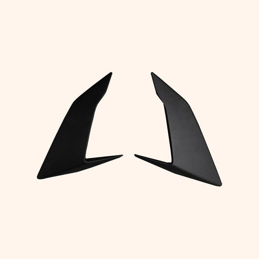 Kazento For Lamborghini Huracan STO 2022 V Style Dry Carbon Fiber Side Fender Vents Trim