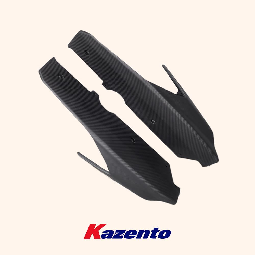 Kazento For Lamborghini Huracan STO 2022 V Style Dry Carbon Fiber Side Skirts Vents Trim