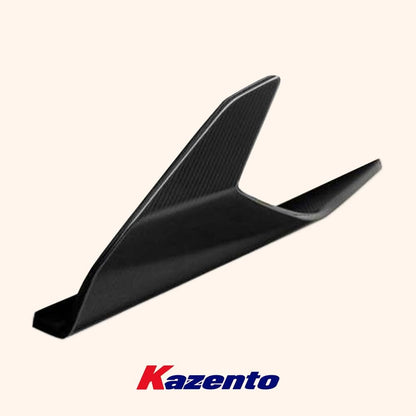 Kazento For Lamborghini Huracan STO 2022 V Style Dry Carbon Fiber Side Skirts Vents Trim