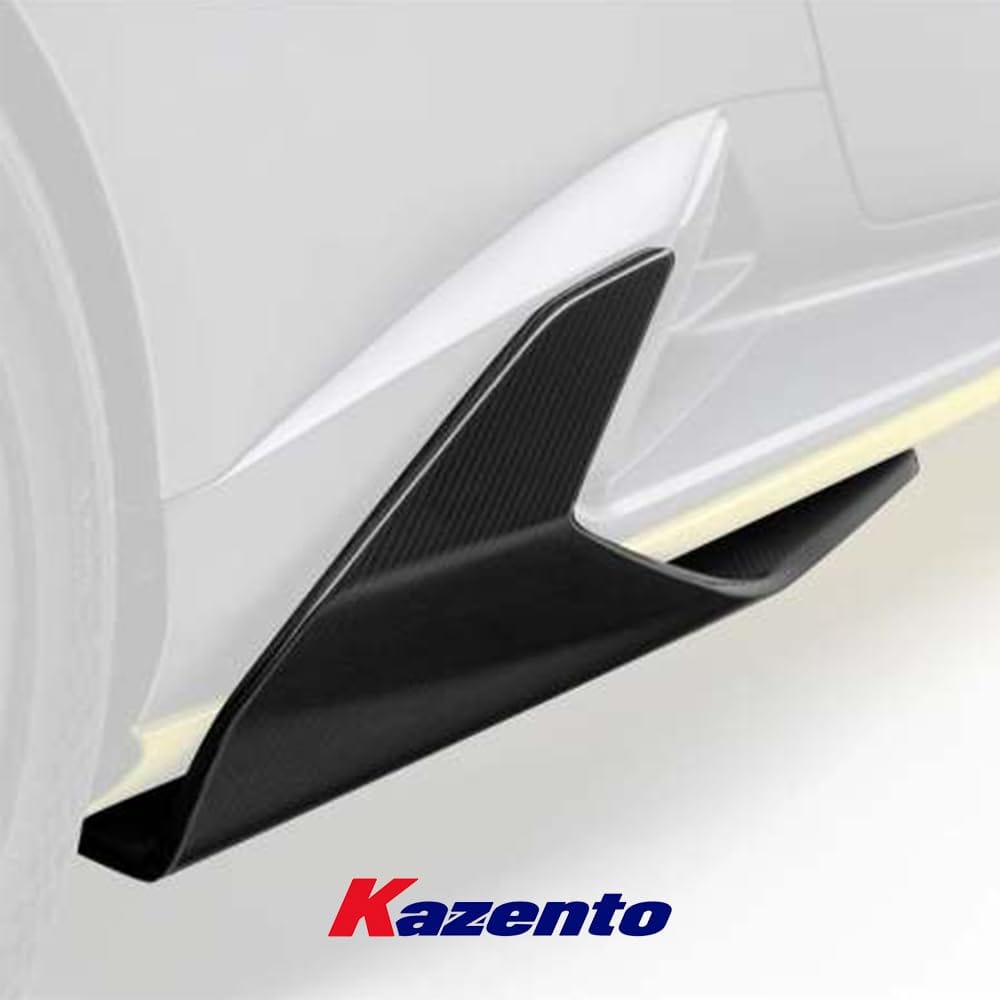 Kazento For Lamborghini Huracan STO 2022 V Style Dry Carbon Fiber Side Skirts Vents Trim