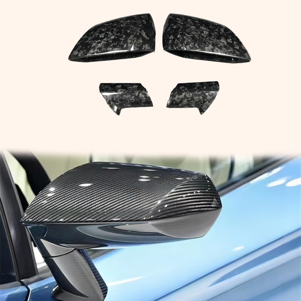 Kazento For Lamborghini Huracan STO Dry Forged Carbon Fiber Side Mirror Cover Pair