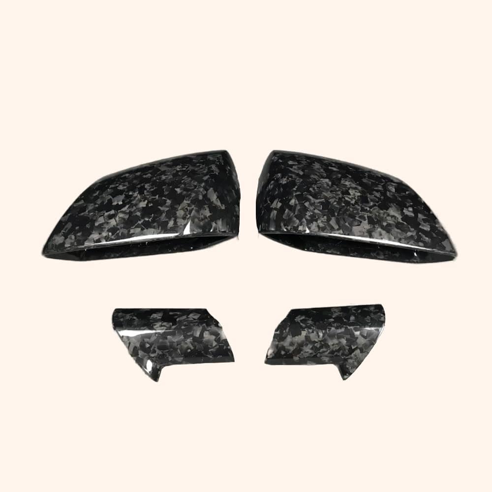 Kazento For Lamborghini Huracan STO Dry Forged Carbon Fiber Side Mirror Cover Pair