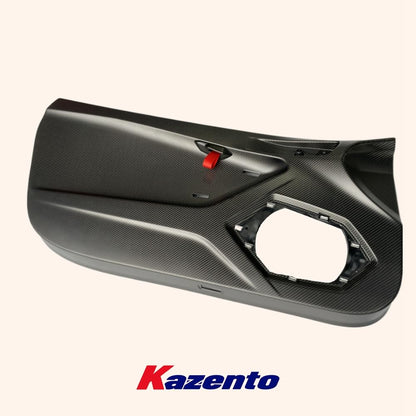Kazento For Lamborghini Huracan (UP To STO) Dry Matte Carbon Fiber Inner Side Door Panel