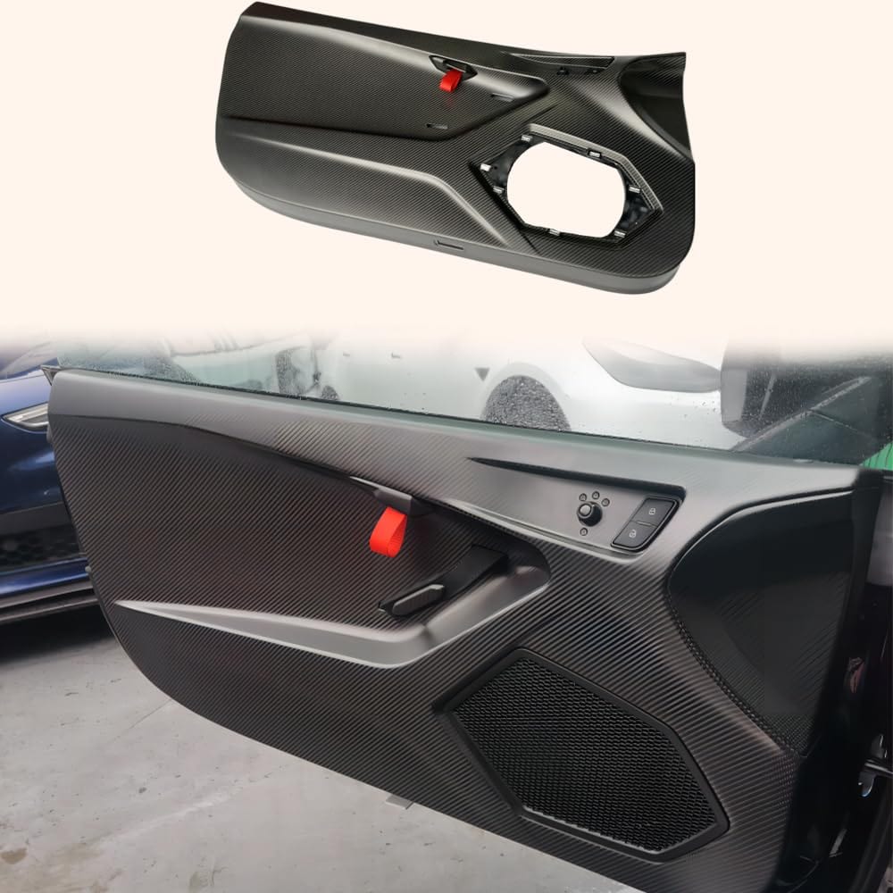 Kazento For Lamborghini Huracan (UP To STO) Dry Matte Carbon Fiber Inner Side Door Panel