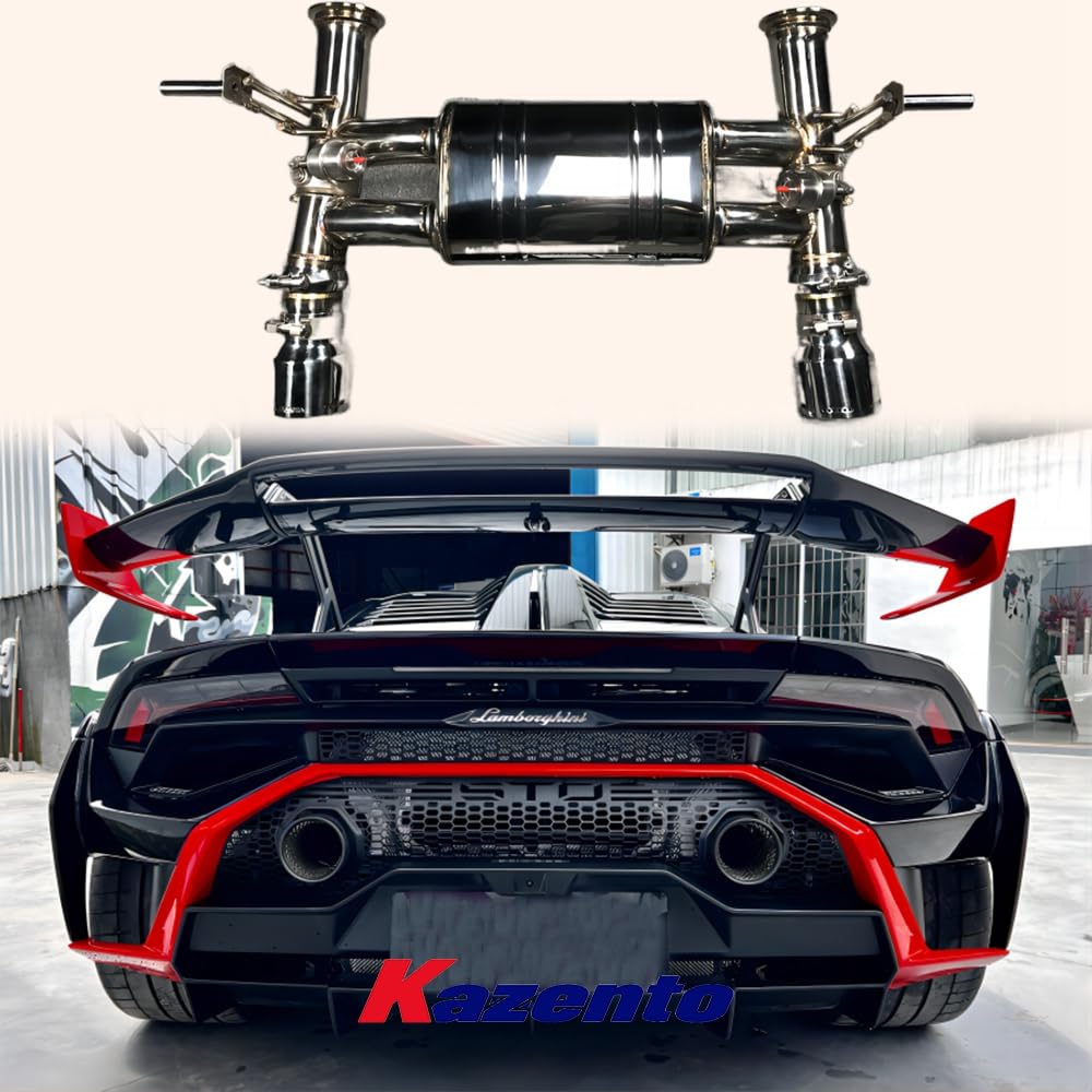 Kazento For Lamborghini Huracan (UP To STO) Exhaust Pipe Kazento Carbon Parts 车身侧板 HURACAN-EXHPP-STO-AL
