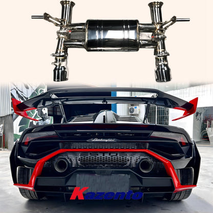 Kazento For Lamborghini Huracan (UP To STO) Exhaust Pipe Kazento Carbon Parts 车身侧板 HURACAN-EXHPP-STO-AL