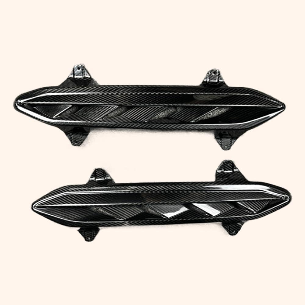 Kazento For Lamborghini URUS 2023 Dry Carbon Fiber Hood Vents Pair