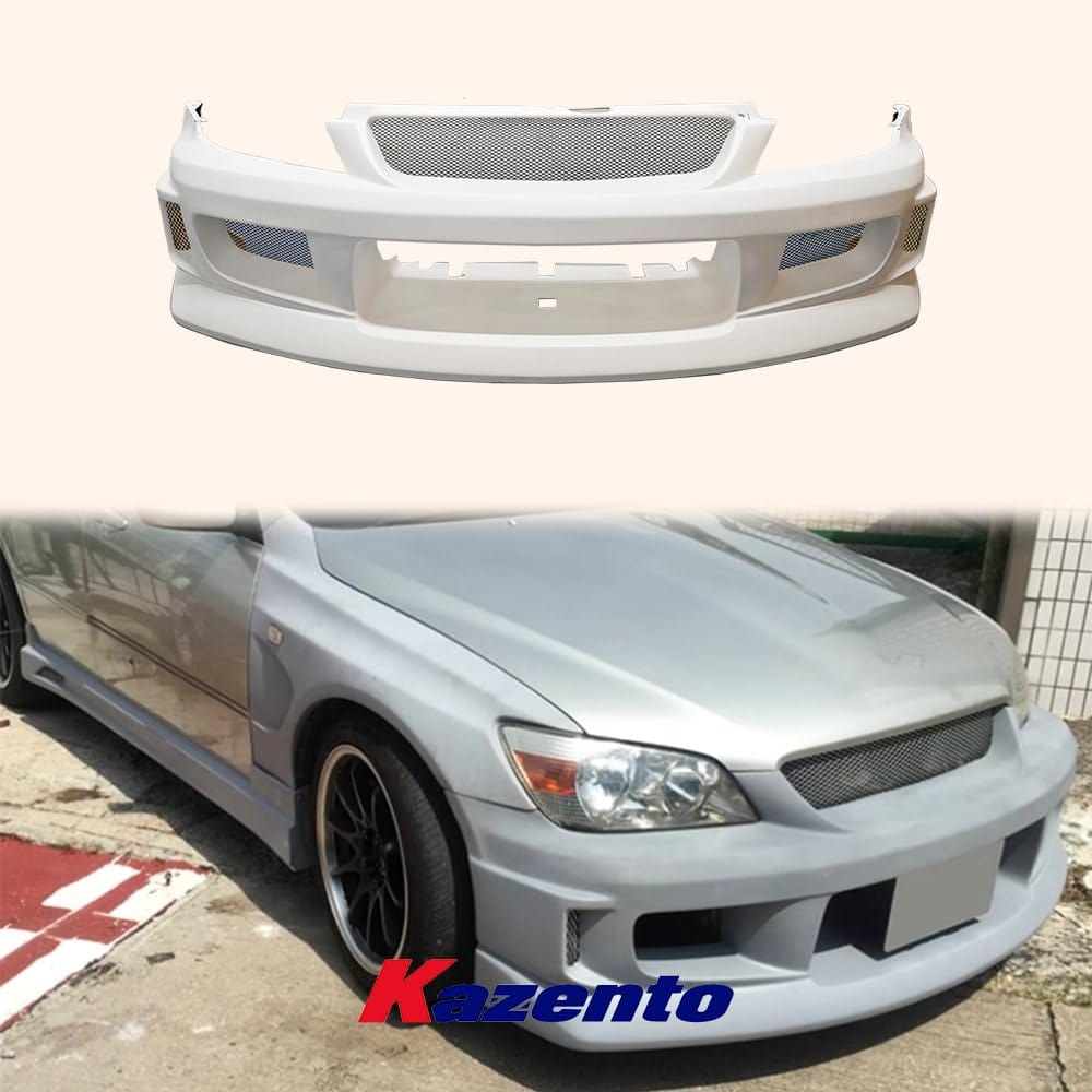 Kazento For Lexus 98-05 IS200 RS200 XE10 Altezza CS Vented Front Bumper FRP(Unpaint)