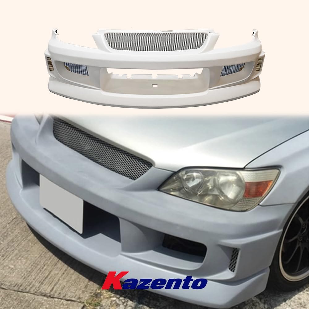 Kazento For Lexus 98-05 IS200 RS200 XE10 Altezza CS Vented Front Bumper FRP(Unpaint)