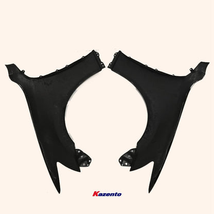 Kazento For Lexus IS350 IS F Sport 2018-2020 Carbon  OE Style Fiber Front  Bumper Fender Kazento Carbon Parts 车身侧板 IS17-FF-OE-CF