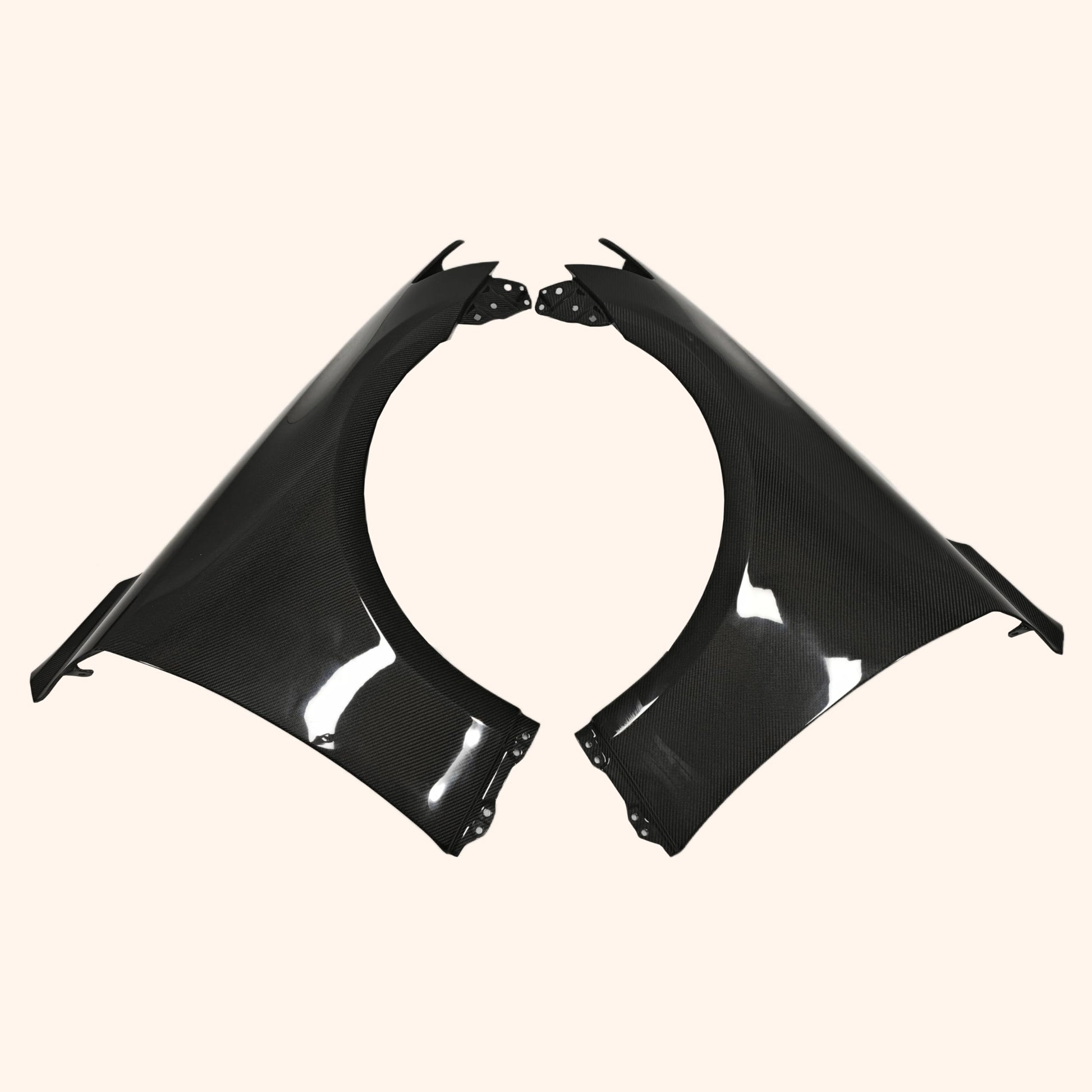 Kazento For Lexus IS350 IS F Sport 2018-2020 Carbon  OE Style Fiber Front  Bumper Fender Kazento Carbon Parts 车身侧板 IS17-FF-OE-CF