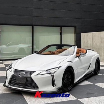 Kazento For Lexus LC 500 URZ100 17-22 TM Type Carbon Fiber Front Bumper Bottom Lip Splitter