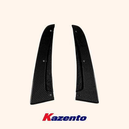 Kazento For Lexus LC 500 URZ100 17-22 TM Type Carbon Fiber Rear Bumper Side Spat Splitter Kazento Carbon Parts 车身侧板 LC500-SPAT-TM-CF